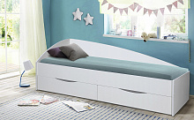 одноярусная детская кровать, Кровать одинарная Фея - 3 асимметричная New 2000*900